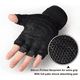 thumbnail image 5 of Guantes de gimnasio para mujeres y hombres, para fitness, levantamiento de pesas, muñequeras, entrenamiento de culturismo, deportes, ejercicio, ciclismo, a prueba de golpes., 5 of 5