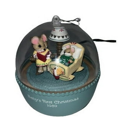 1989 Baby's First Christmas (Baby First Christmas) Hallmark Keepsake Christmas Tree Ornament - QLX727-2