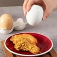 thumbnail image 3 of Egg Shaped Ceramic Spice Shaker Set with Stand, Mini Salt and Pepper Seasoning Dispenser with Tray, Novelty Brown Egg Shakers for Kitchen BBQ Restaurant Table Decor, 3 of 7