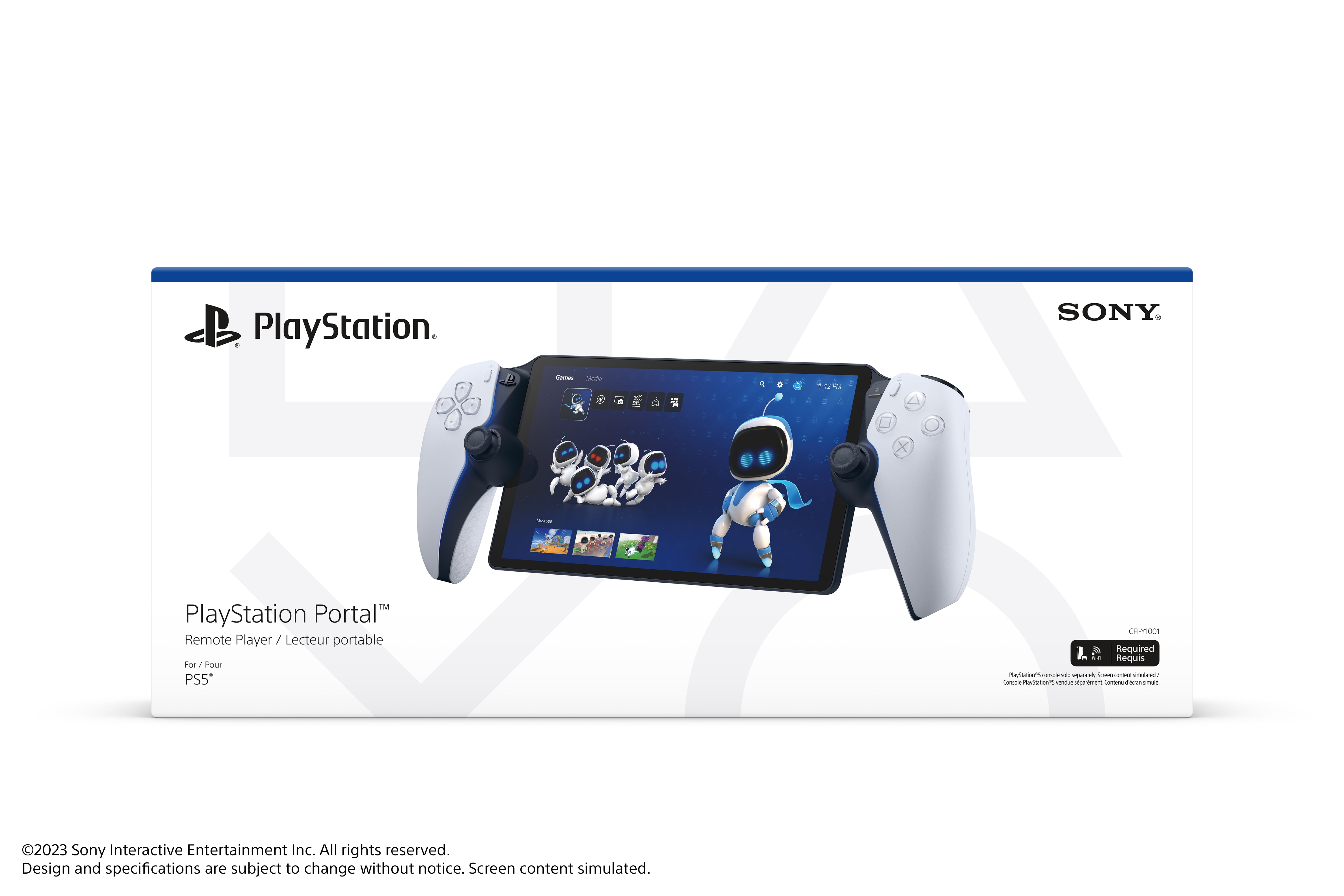Sony PlayStation Portal Remote Player for PS5 CFIJ-18000 Portable Mobile  Console