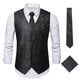 thumbnail image 5 of Chaleco de girasol de moda de otoño, chaleco bordado para hombre, abrigo de talla grande, diseño de moda, 5 of 6