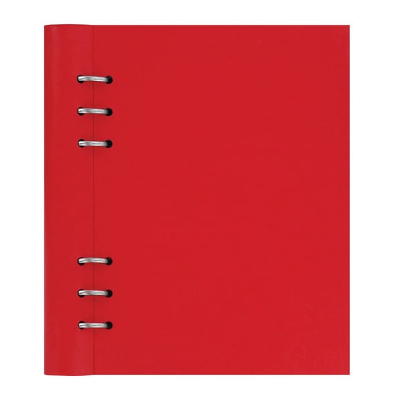 Planificador Filofax Clipbook Diseño Cuero Amapola A5 21x15 cm