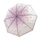 thumbnail image 1 of Paraguas de burbuja transparente, ligero, romántico, de mango largo, compacto, plegable para mujer Violeta, 1 of 9