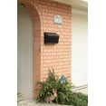 thumbnail image 2 of Architectural Mailboxes Woodlands Galvanized Steel Wall Mount Mailbox, L4010WBAM, Black, Medium Capacity, 2 of 7