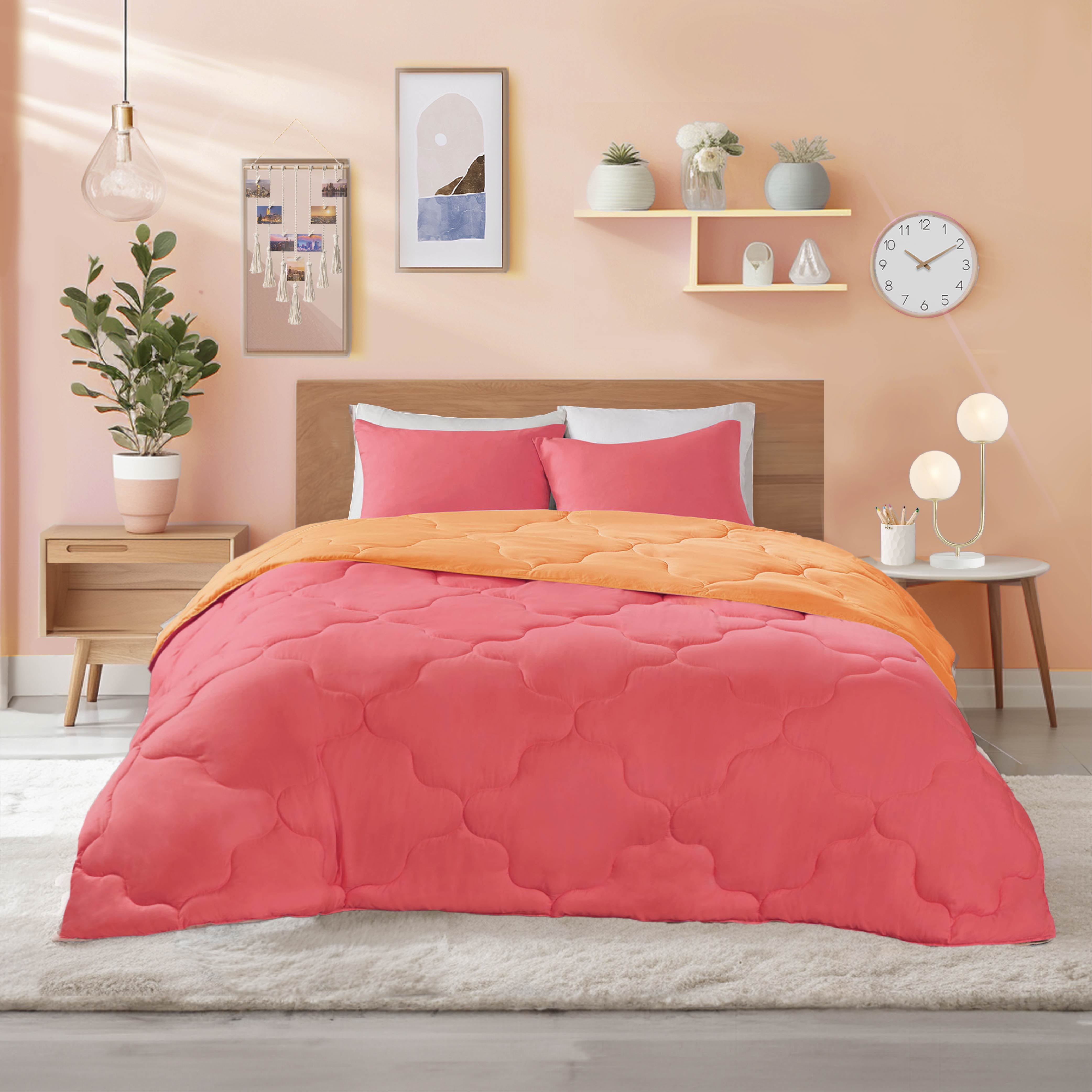Amazon Burnt Orange Bed Skirt Queen King Size Bed Skirt Burnt