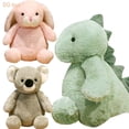thumbnail image 2 of Lifelike Angora Rabbits Plush Toy Stuffed Animals Koala Pig Penguin Dog Dinosaur Baby Cuddly Plushie Dolls Baby Appease Toys, 2 of 5