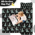 thumbnail image 4 of Black Christmas Tree Pattern Toddler Nap Mats for Kids Preschool,50"x20" Sleeping Mat Bag or Kids,Toddler Sleeping Bag,Toddler Nap Mat or Daycare, 4 of 6