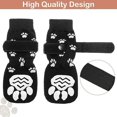 thumbnail image 3 of Calcetines antideslizantes para perros, 2pares, calcetines de agarre para perros con correas de control de tracción para interiores en suelos de Zefei Wu 9024735047155, 3 of 5