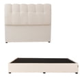 thumbnail image 1 of Box Base cama King Size + Cabecera Nube Beige, 1 of 7