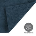 thumbnail image 4 of Better Homes & Gardens Cotton Reversible Bath Rug, Nimbus Blue, 17" x 24", 4 of 10