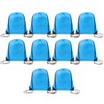 thumbnail image 1 of Bolsa de Poliéster con Cordón para Deportes, Maratón, Bolsa de Almacenamiento con Cordón, Bolsa con Cordón Azul, 1 of 5