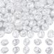 thumbnail image 1 of 1 caja de 90 perlas de imitación, perlas de plástico a granel, perlas barrocas grandes blancas como la nieve, dijes sueltos, 1 of 6