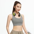thumbnail image 3 of Top-kevin Yoga Bras Lightweight Cloud Series Sports Bra for Women Low Impact Sports Spaghetti Thin Strap Mesh Splicing Style, 3 of 9