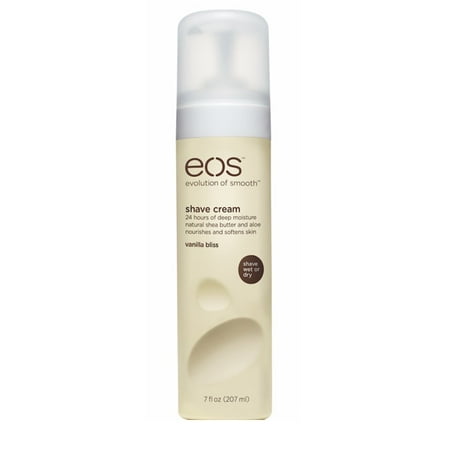 Shaving Soap Cream - (2 pack) eos Ultra Moisturizing Shave Cream, Vanilla Bliss, 24 hours of deep moisture, 7 fl.oz.