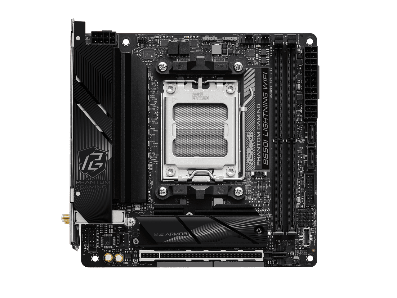 (ジャンク)Asrock B650i lightning wifi+Frame ASRock B650I LIGHTNING WIFI AM5 Ryzen 7000 AMD B650 SATA 6Gb