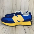 thumbnail image 4 of New Balance 327 Running Shoes Sneakers Marine Blue Yellow Mens Choose Size, 4 of 6
