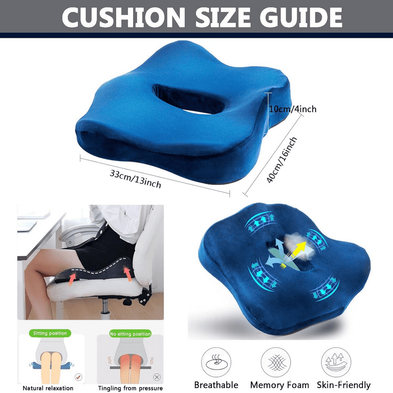 Coccyx memory foam seat cushion discount