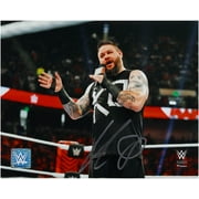 Kevin Owens WWE Autographed 8" x 10" In Ring with Mic Photograph - Fanatics Authentic Certified