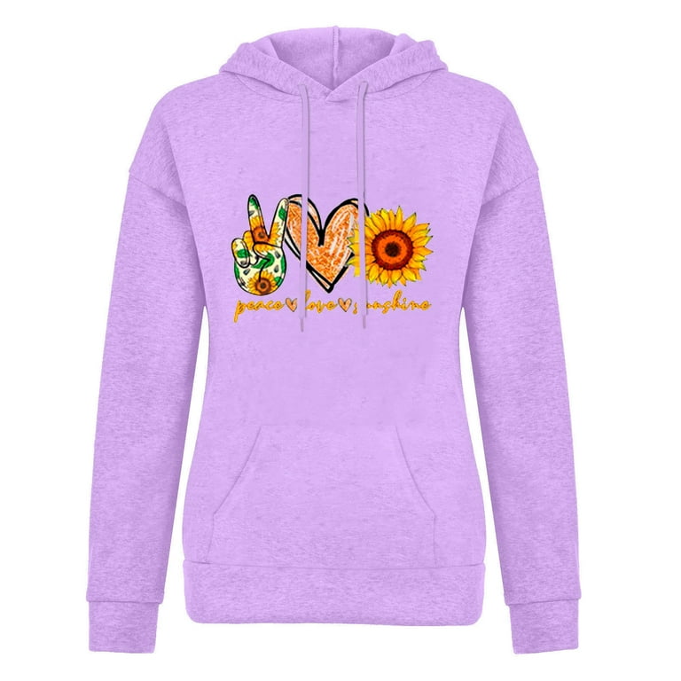 Fkelyi Kids Girls Hoodies with Glitter Butterfly Size 14-16 Years Comfortable Youth Children Unisex Hooded Pullover Casual Daily Life Purple Long