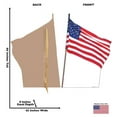 thumbnail image 2 of American Flag Cardboard Cutout, 2 of 3