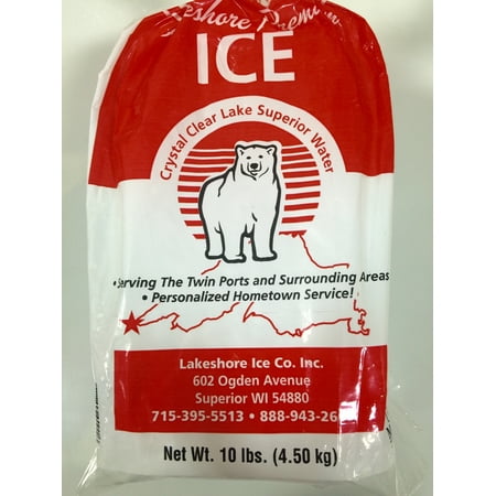 Lakeshore Premium Ice, block, 10-lb, bagged