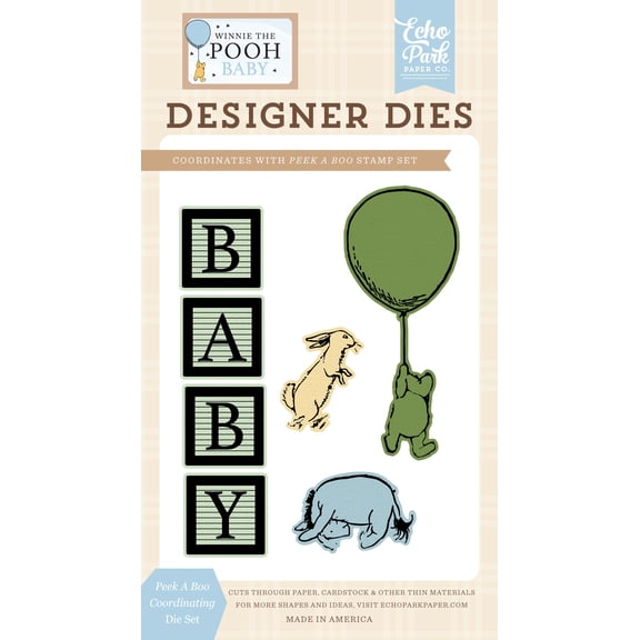 Winnie The Pooh Baby: Peek A Boo Coordinating Small Die Set