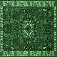 thumbnail image 1 of Ahgly Company Indoor Square Persian Emerald Green Traditional Area Rugs, 7' Square, 1 of 4
