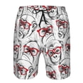 thumbnail image 3 of Fuzoiu Monkey Print Men's Beach Shorts,Men's Swim Trunks,Quick Dry Board Shorts with Pockets,Men's Bathing Suits for Surfing, Running, and Casual Wear-X-Large, 3 of 6