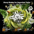 thumbnail image 4 of AIRMSEN 9-in-1 Hot & Cold Professional Blender, Independent Water Supply System & Steam Heating, 1200W+500W, 51 Oz Kitchen Milkshake Smoothie Maker with Stainless Steel Blades for Nuts, Frozen Fruits, 4 of 11