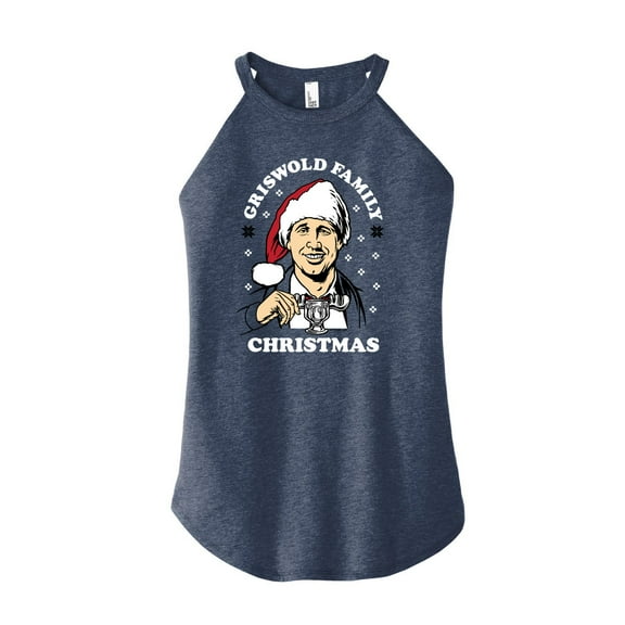 National Lampoon's Christmas Vacation - Moose Mug - Juniors High Neck Tank Top