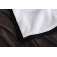 thumbnail image 4 of MarCielo Sherpa Blanket Throw Blankets Bed Blankets, Sherpa Fleece Throw Blanket Super Soft Warm Blanket Velvet Plush, King Size, Brown, 4 of 7