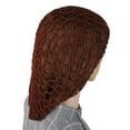 thumbnail image 7 of Elasticated Sturdy Heavy Duty Traditional Slumber Hair Net Brown, 7 of 7