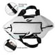 thumbnail image 4 of Fotbe Abstract Black White Swirls Bolsa Tote Estética de Lona con Estampado para Mujer - Bolsa Reutilizable de Hombro Casual para Vacaciones, Compras, Trabajo y Gimnasio, 4 of 8