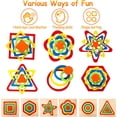 thumbnail image 2 of Juego de rompecabezas de madera para niños pequeños, juguete de clasificación de formas Montessori, 2 of 5
