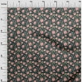 thumbnail image 3 of oneOone Cotton Cambric Blue Fabric Floral Craft Projects Decor Fabric Printed By The Yard 42 Inch Wide, 3 of 5