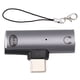 thumbnail image 2 of USB C Al Adaptador De Cargador De Auriculares, Aleación De Aluminio USB C Macho A 3,5 Mm Hembra, 100W PD 20V5A, Chip DAC, Control De Volumen Compatible Con PD QC 100W 65W 45W, 2 of 7