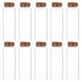 thumbnail image 1 of 10pcs Glass Storage Bottles Transparent Glass Bottles Tea Leaf Snack Bottles, 1 of 8