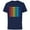 Navy, variant on Mickey Mouse Rainbow Icons - Short Sleeve Cotton T-Shirt for Adults -Customized-Charcoal
