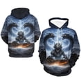 thumbnail image 4 of LAOLIUSN Men's Traditional Dragon Hoodie Funny Anime Graphic Sweatshirts Size S–4XL, 4 of 7