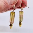 thumbnail image 5 of Fluorite 14K Gold Filled Tube | 2" Long | Yellow | 1 Pair Earrings |, 5 of 10