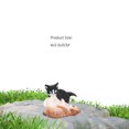 thumbnail image 1 of Simulation Cat Playset Figures Cute Playing Cat Model Educational Kitten Easter Eggs Cake Topper Christmas Birthday Gift For Kid, 1 of 1