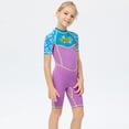 thumbnail image 4 of Greeniant Trajes de neopreno para respirar libremente, traje de buceo para niños, traje de baño de moda antimedusas, mono de varios tamaños, traje de Deportes acuáticos Violeta SG Greeniant OD003659-04, 4 of 6