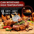thumbnail image 5 of 2 Pcs Stainless Steel Meat Thermometer with 6.3cm Extra Large Dial Waterproof Food Thermometer Safe Leave in Oven for Cooking Baking, 5 of 10