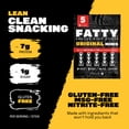 thumbnail image 3 of FATTY Mini Meat Sticks, Made with Grass Fed Beef, Pork Raised Without Antibiotics, 7g Protein Per Stick, Original Minis, 1 oz. Snack Size (Pack of 5), 3 of 8