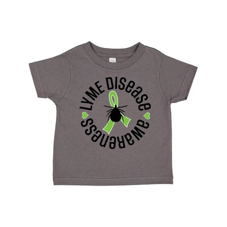 

Inktastic Lyme Disease Awareness Ribbon Support Month Gift Toddler Boy or Toddler Girl T-Shirt