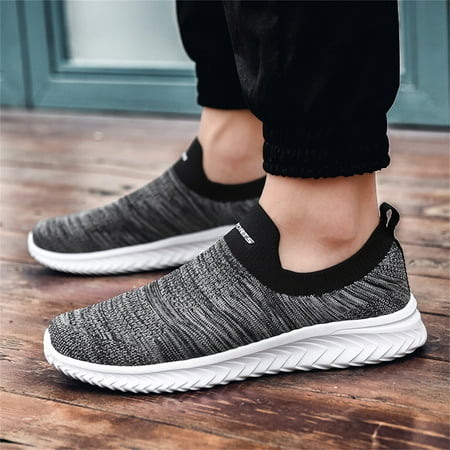 

Vedolay Men s Sneakers Shoes for Men Business Flatform Fashion Flats Sneakers Gray 11.5