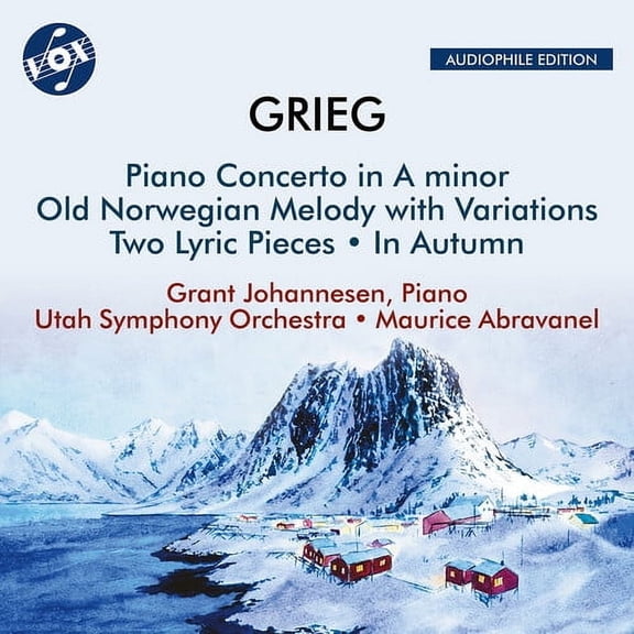 Grant Johannesen - Grieg: Piano Concerto in A minor, Op. 16; Two Lyric Pieces, Op. 68 - No. 4, Evening in the Mountains; No. 5, Cradle Song - Music & Performance - CD