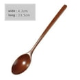 thumbnail image 2 of 1PCS Wooden Cooking Spoons, Wooden Spoons for Cooking, Wood Kitchen Utensil, 9.25 Inch Wooden Mixing Spoons for Nonstick Cookwares, Comfort Grip, Durable for Kitchen, Cooking, 2 of 5