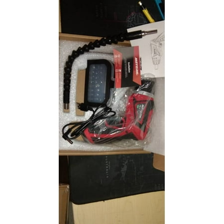 

Meterk Cordless Screwdriver Kit 6+1 Torque Setting 200RPM