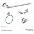 thumbnail image 6 of Design House Alta Bay Robe Hook for Bathroom Storage, Brushed Nickel, 6 of 10
